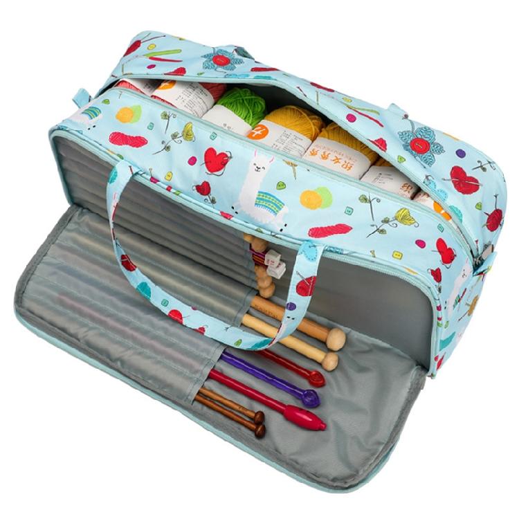 Yarn Bags Tote  for Knitting Needles and Sewing Supplies, No Accessories Include