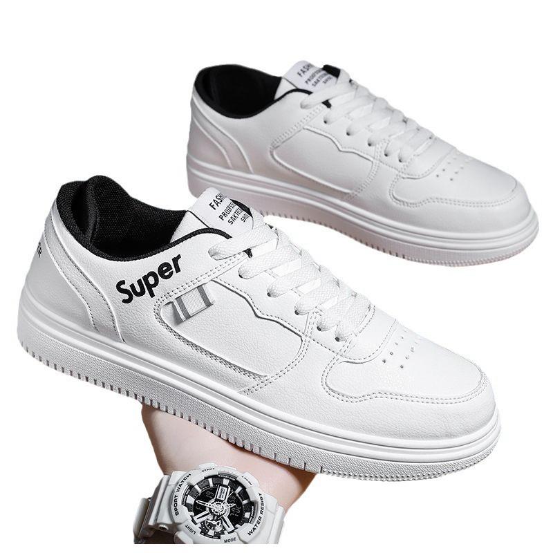 Malé bílé boty pánské boty podzimní všestranné prodyšné sportovní trendy boty chlapecké trendy boty ležérní boty pánské