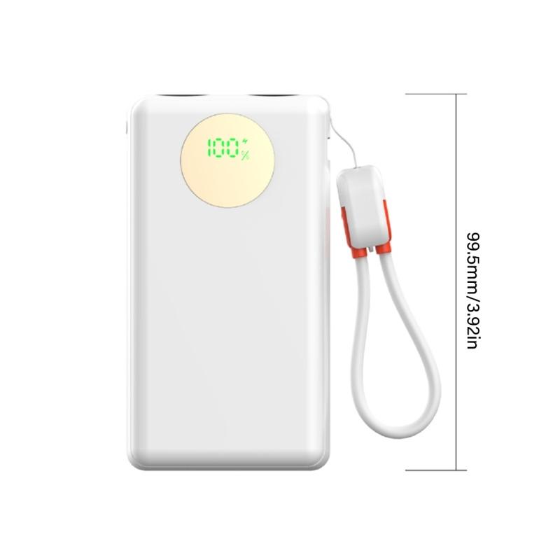 2x21700 Battery Power Banks Case Shell DIY Set 22.5W Fast Charging Double LED Display Battery Case Not Require Welding