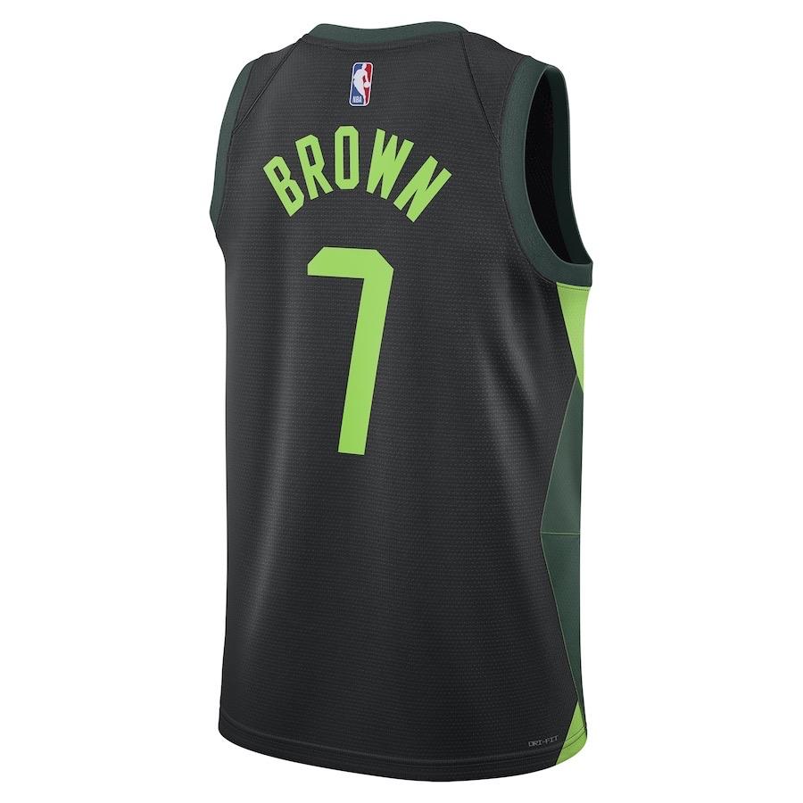 New Nike Jaylen Brown Boston Celtics 2024/25 City Edition Men's Nike Dri FIT Nba Swingman Jersey FQ4335-010