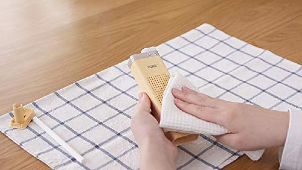 PRISMATE Rechargeable Cordless Humidifier with LED Light Tankless PR-HF041 (CA (Cream))