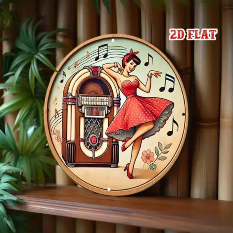 Vintage Jukebox Metal Wall Art Medieval Modern Home Decor