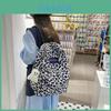 Fashion Leopard Print Pattern Letter Decoration Student Casual Backpack For Daily Use