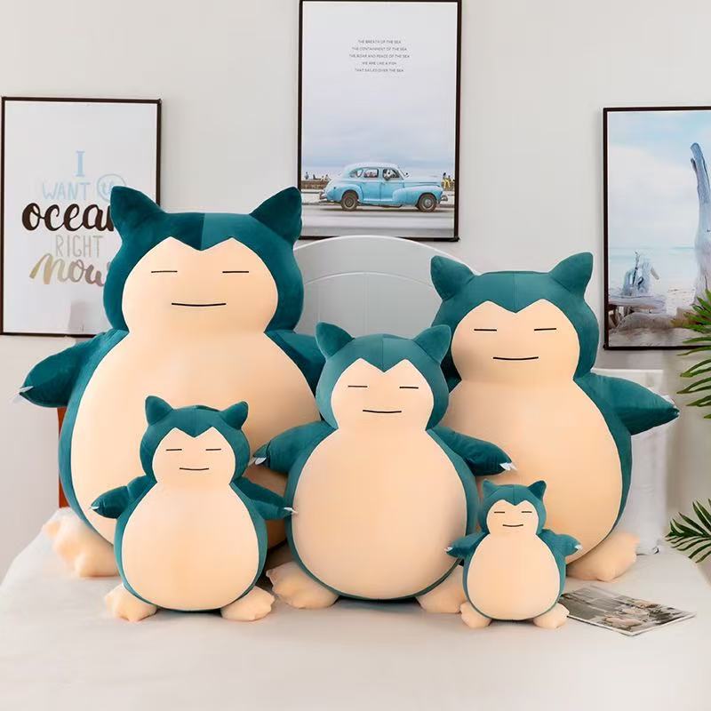 30/50cm Snorlax Plush Toys Cartoon Japan Anime Monster Elf Plush Doll Soft Stuffed Animal Doll Birthday Gift For Girls