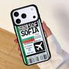 Bulgarien Flagge Reisepass Karte Handyhülle für IPhone 17 AIR 16pro Max 15 14 13 12 11 Bumper Hülle
