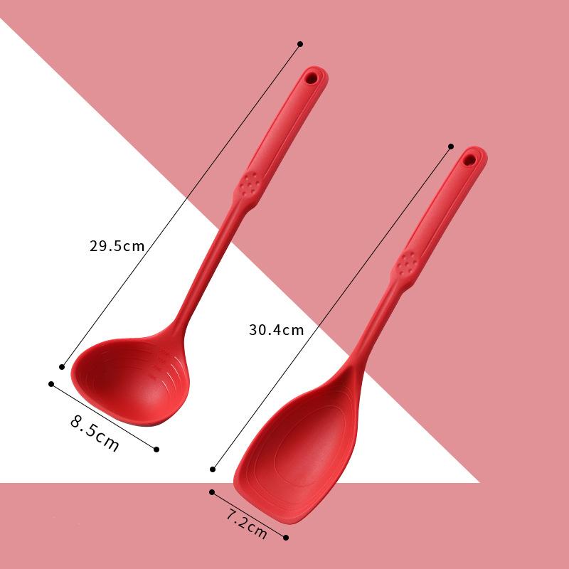 1/2/3PCS Spatule en Silicone Résistante à la Chaleur Cuillère Grattoir Accessoires de Cuisine Multifonctionnels Outil de Cuisine Ustensile Batterie de Cuisine
