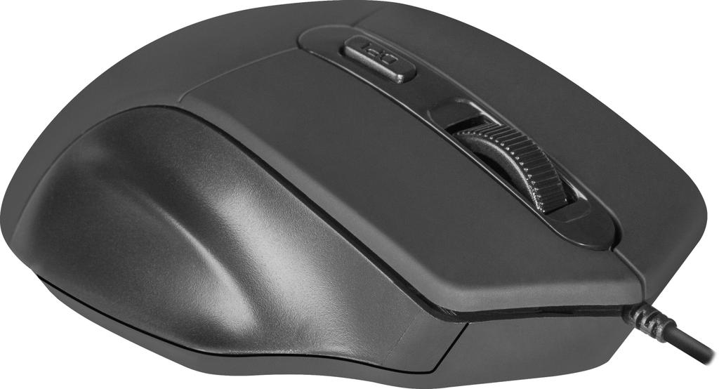Wired Mouse Defender DATUM MB-347 Optical 1600dpi 4P Black