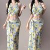 Damen Sexy Dreiteiliges Badeanzug-Set im Europäischen Stil