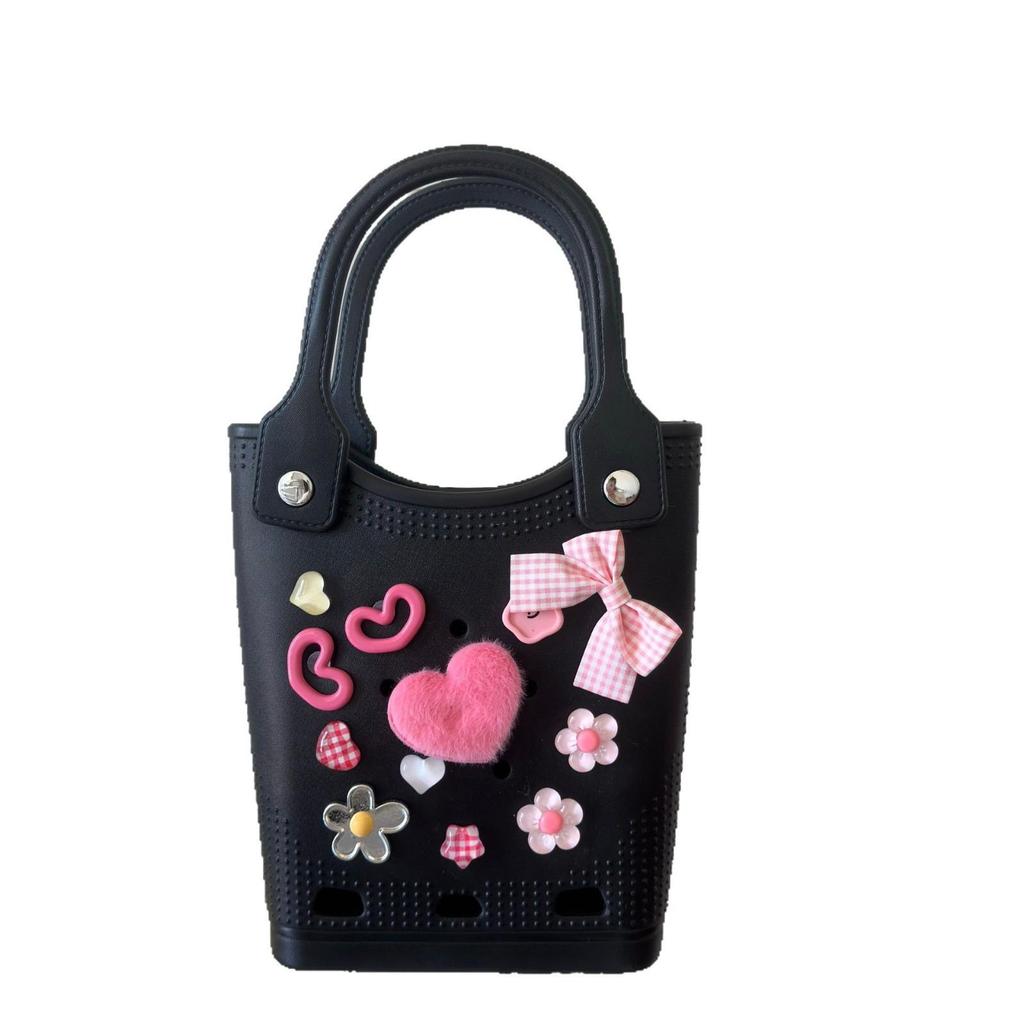 EVA Perforated Bag: Versatile DIY Handbag & Beach Accessory with Cartoon Design