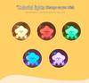 Rechargeable Remote-Control Seven-Color Star Silicone Night Light for Kids