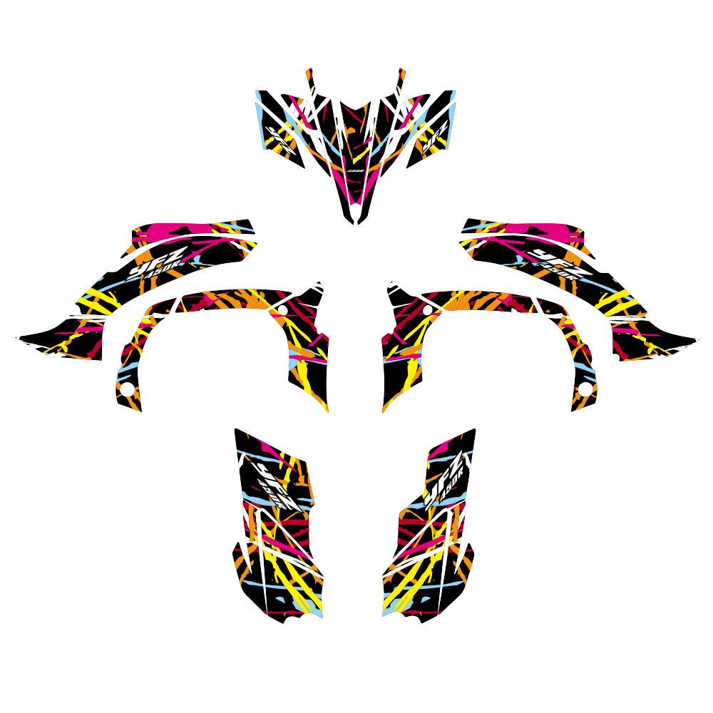 Yamaha YFZ450R Graphics Stickers (2009-2013)