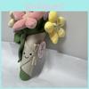 Adorable Floral Plushie Doll Soft Short Plush Stuffed Toy Figurine 16 Inches