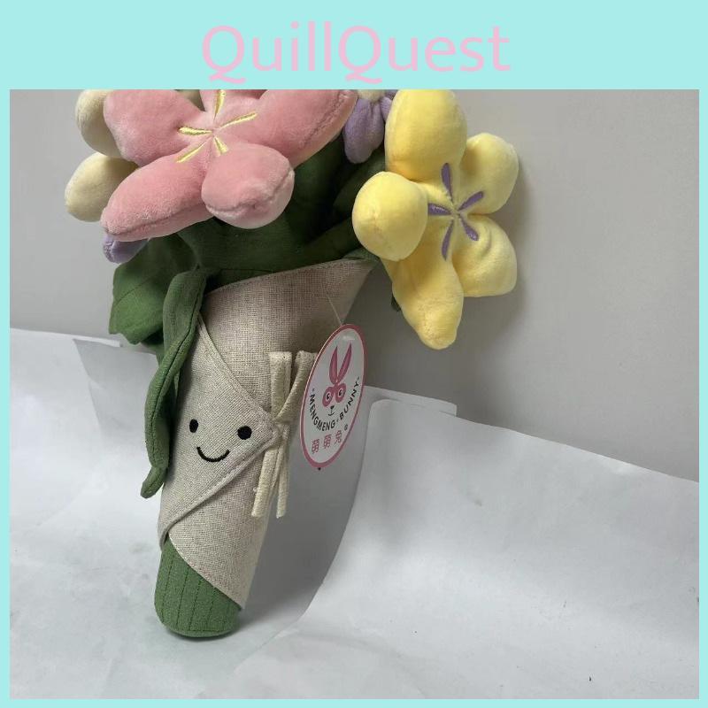 Adorable Floral Plushie Doll Soft Short Plush Stuffed Toy Figurine 16 Inches