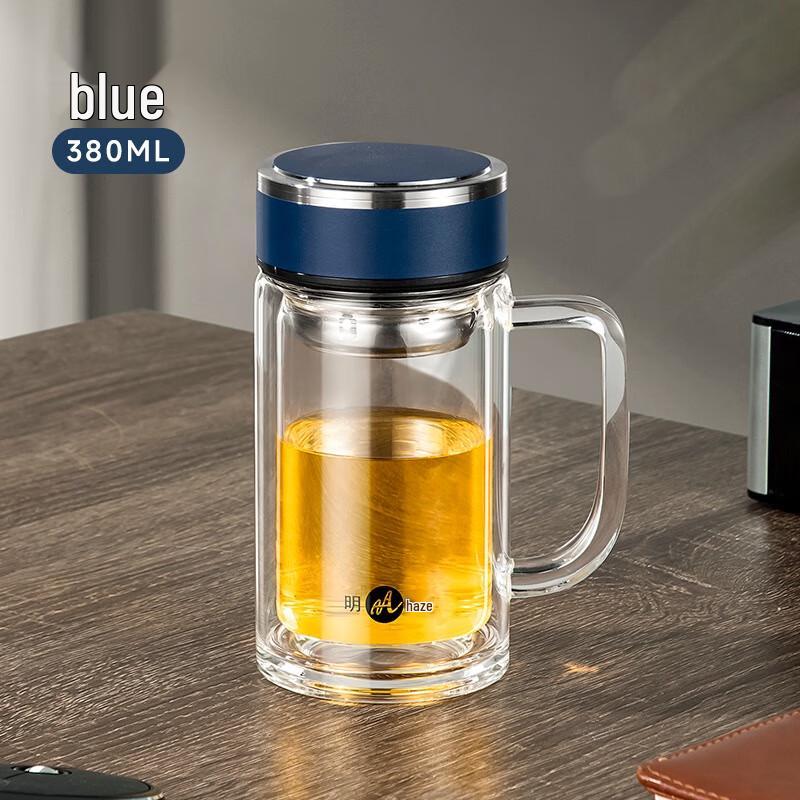 Mingxia Double-Layer Glass Tea Infuser Mug