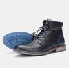 Big Yards Herren Stiefeletten Winter Leder Warme Schuhe Große Größe Herrenschuhe