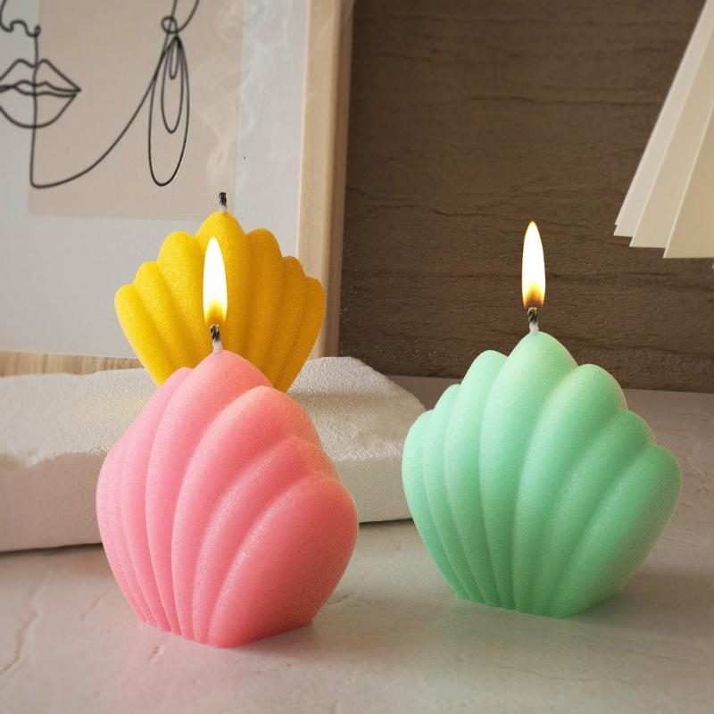 Practical Shell Ornament Silicone Mold For Crafting Realistic 3D Scented Plaster And Candle Reusable And User Friendly