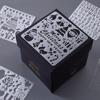 Decorative Spray Painting Template DIY Handcrafts Graffiti Templates DIY Layering Stencils  Drawing