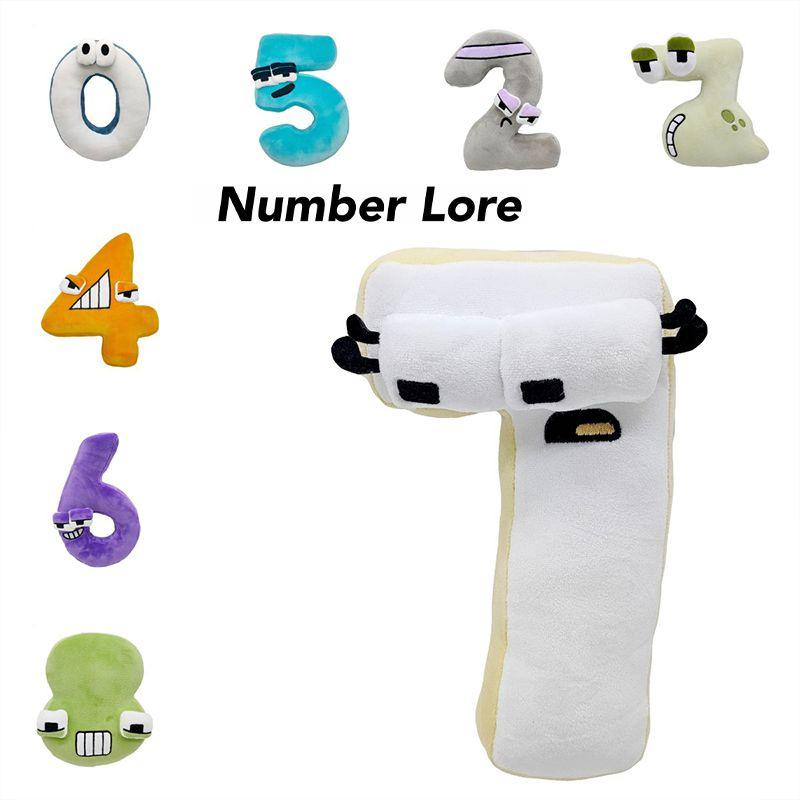 Adorable Number Lore Plush Baby Doll Soft Stuffed Educational Toy Home Decor Xmas Gift