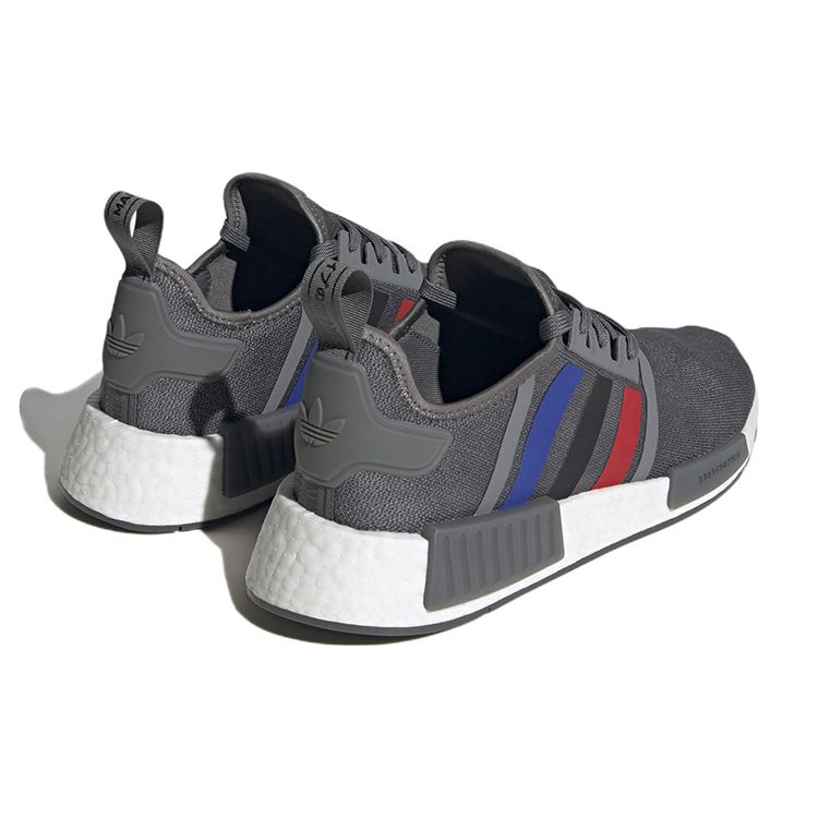 Adidas NMD_R1 Grey Scarlet Blue Men Sneakers Grey-Four Better-Scarlet Core-Black FZ5708