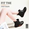 Water shoes women's short tube outer wear short rain shoes student fashion rain boots thermal rubber shoes low tube water shoes fashion
