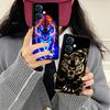 Tiger Neon Mobile Cell Phone Case for OPPO Find X9 X8 X7 X6 X5 X3 X2 Plus S Pro Ultra Lite Colorful Printing Cover Cover Luxury