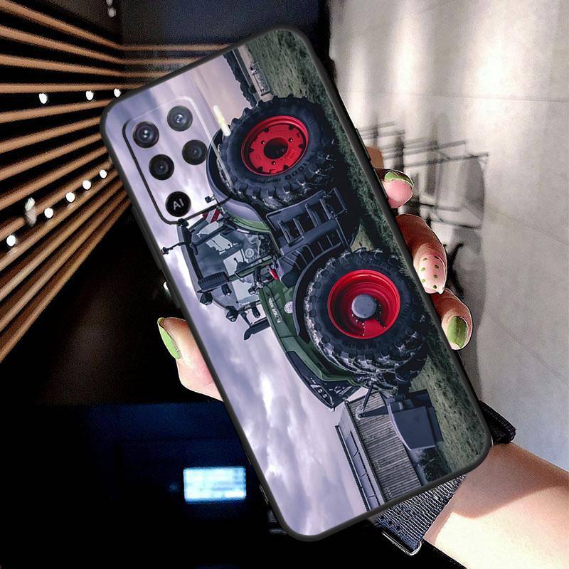 Farm Vehicle Tractor Case For Oppo A74 A54 A94 A80 A60 A40 A18 A38 A58 A78 A98 A96 A76 A16 A15 A17 A57 A77 A5 Pro