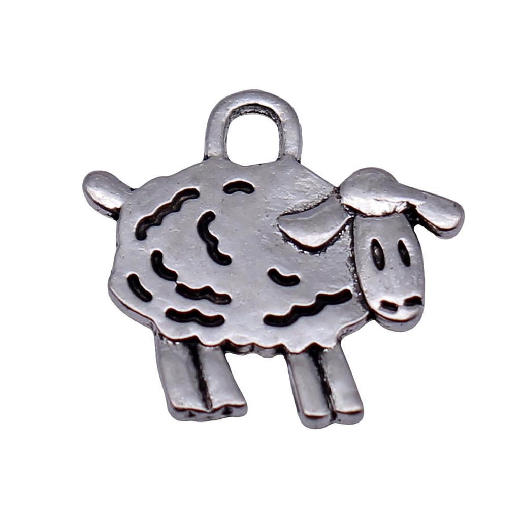 Pig Sheep Cow Mr Rabbit Charms Alloy Pendants For DIY Bracelet Necklace Accessories
