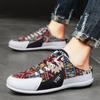 2025 Summer Cloth Backless Slip On Flats Loafers Slipper Half Shoes For Men Mules Man Slides Mens Semi-Drag Casual Shoes