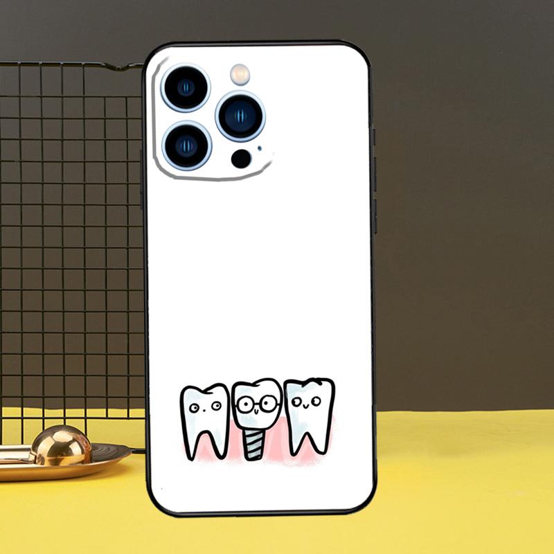

Dentist Dental Tooth Nurse Phone Case For iPhone 12 11 14 Pro MAX XR X XS Max Case For iPhone 13 Pro Max 7 8 Plus SE2 iPhone 14Pro MAX