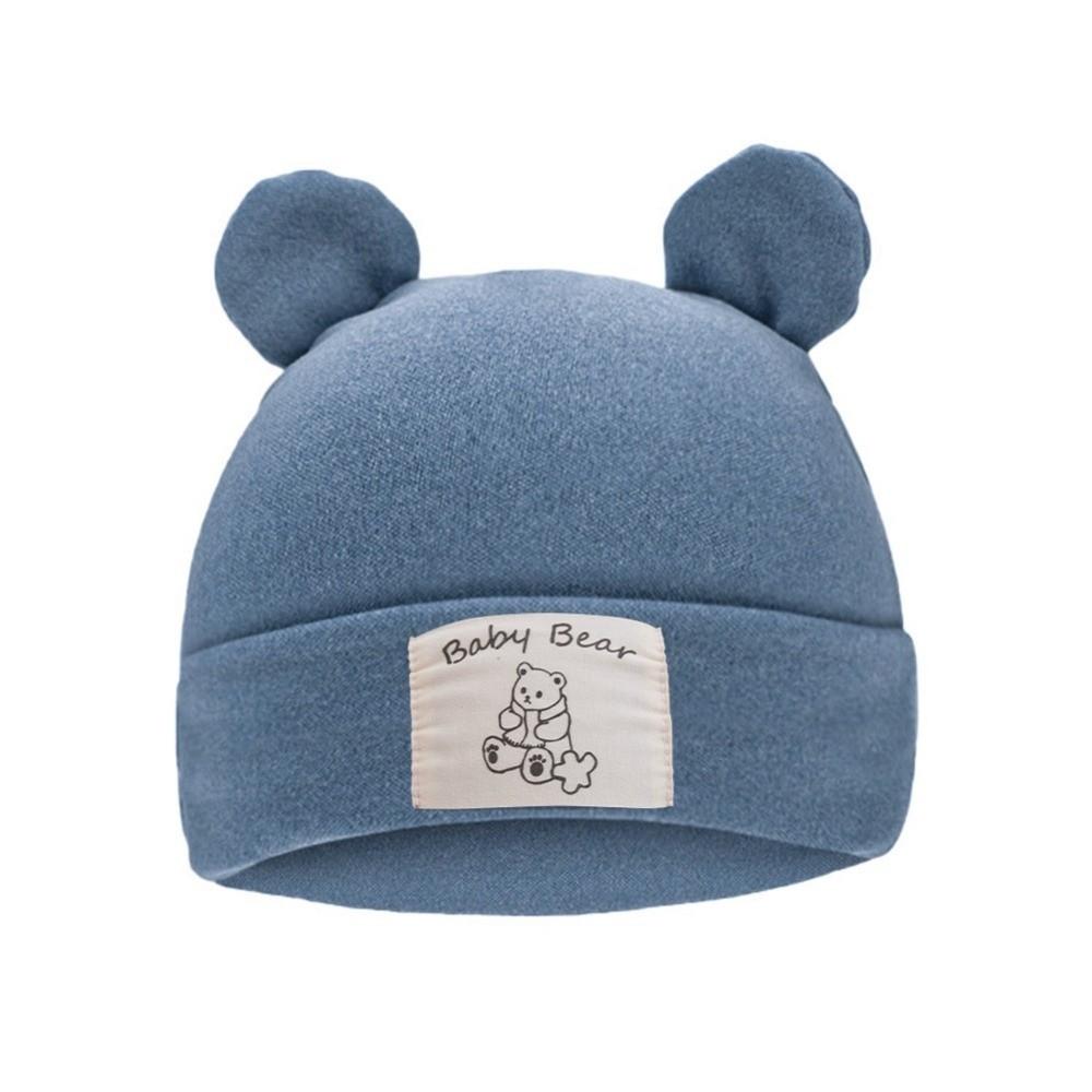 Windproof Beanies Bonnet Cute Bear Ear Ear Protection Cap New Pullover Hat  Autumn Winter