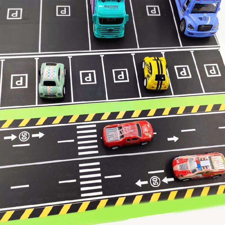Road Track Sticker Tape Roadway Marking Sticker Safety Floor Tape For Indoor Directional Label and Kid Room Decoration