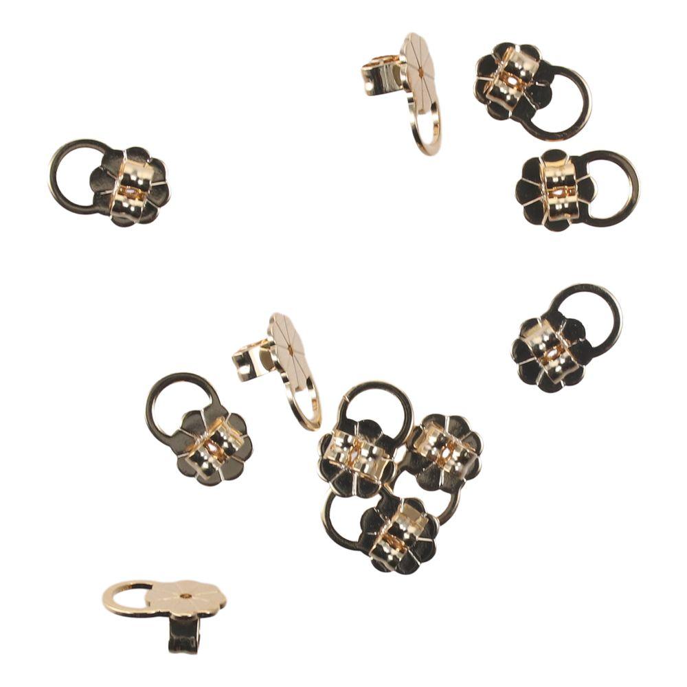 Copper Earring Backs Gold Large Earring Backing Secure Earring Backers  For Earlobe