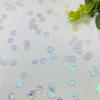 2000PCS 9mm Daisy PVC Confetti Flower Table Confetti for DIY Mold Art Bridal Baby Shower Engagement Wedding Birthday Party Decorations (White)