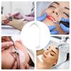 Half Moon Shaped Beauty Floor Lamp 3 Color Temp Adjustable Eyelash LED Floor Light for Skincare Tattoo 100‑240V US Plug