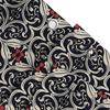 High-Quality Black And White Decorative Shower Curtain With Red Accents Perfect For Bathroom Dcor!