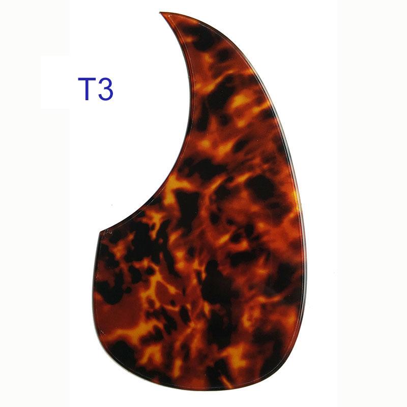 Pleroo Custom Guitar Pickgaurd - Great Elegant Bevelled Edge Acoustic Guitar Pickguard Teardrop Shape Multicolor Choice