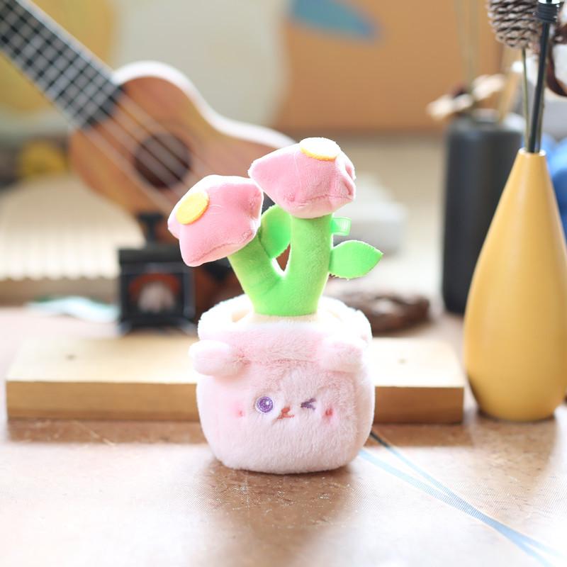 

Милая милая подвеска в виде маленькой панды в горшке, плюшевая игрушка, кукла, свинья, котенок, сумка, подвесной брелок 15cm