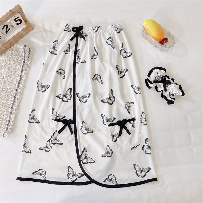 Letnia piżama damska: Codzienny, Wygodny Ręcznik Bandeau i Szlafrok Kąpielowy do Sauny