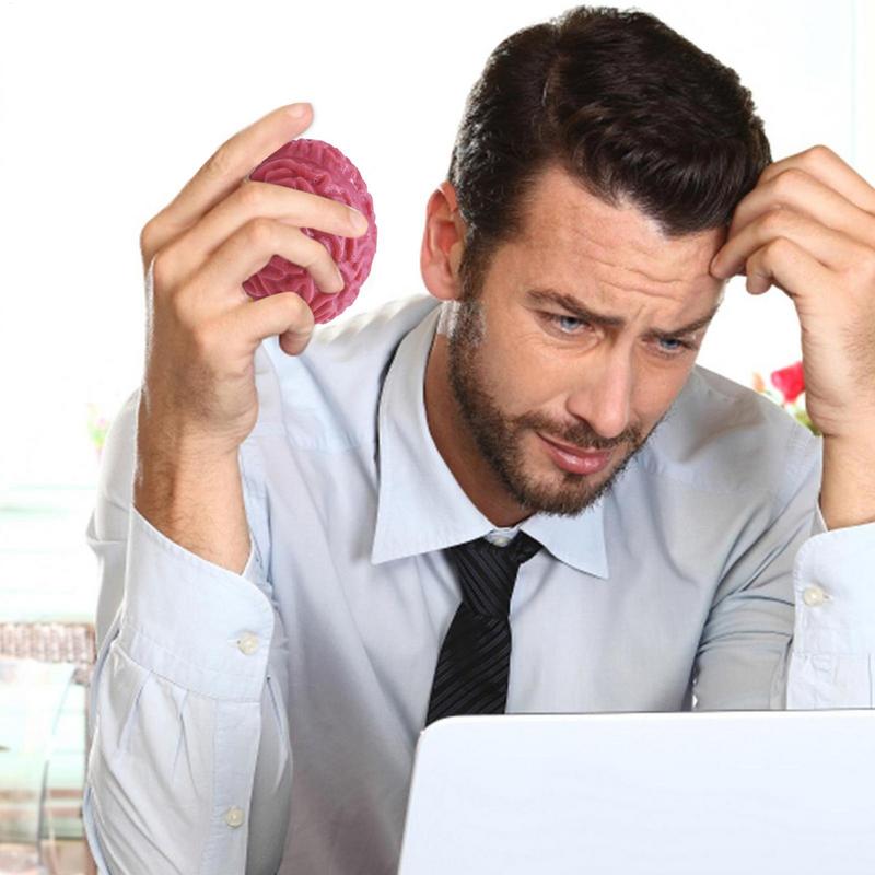 Gehirn Stressbälle Widerstand Fidget Spielzeug Sensorische Stressabbau Angsttherapie Spielzeug Rebound Knetball für Kinder Erwachsene