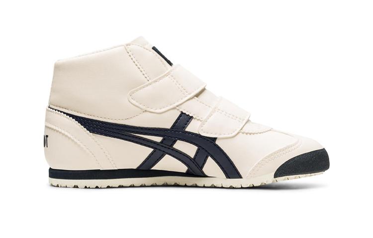 Onitsuka Tiger MEXICO 66 Abrasion Resistant Mid top Kids Lifestyle Shoes Ecru Children Aged 3 7 Years Old 1184A002-200
