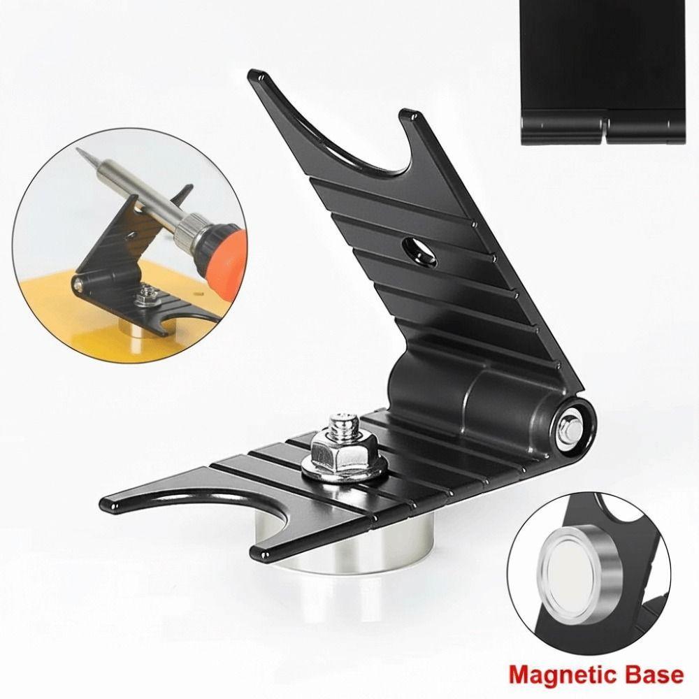 Mini Magnetic Soldering Table Portable Handle Holder Stand Placement Stand Soldering