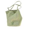 Bag Large Capacity Women's Canvas Bag  New Cute Fashion Plaid Shoulder Bag Versatile Tote Bag