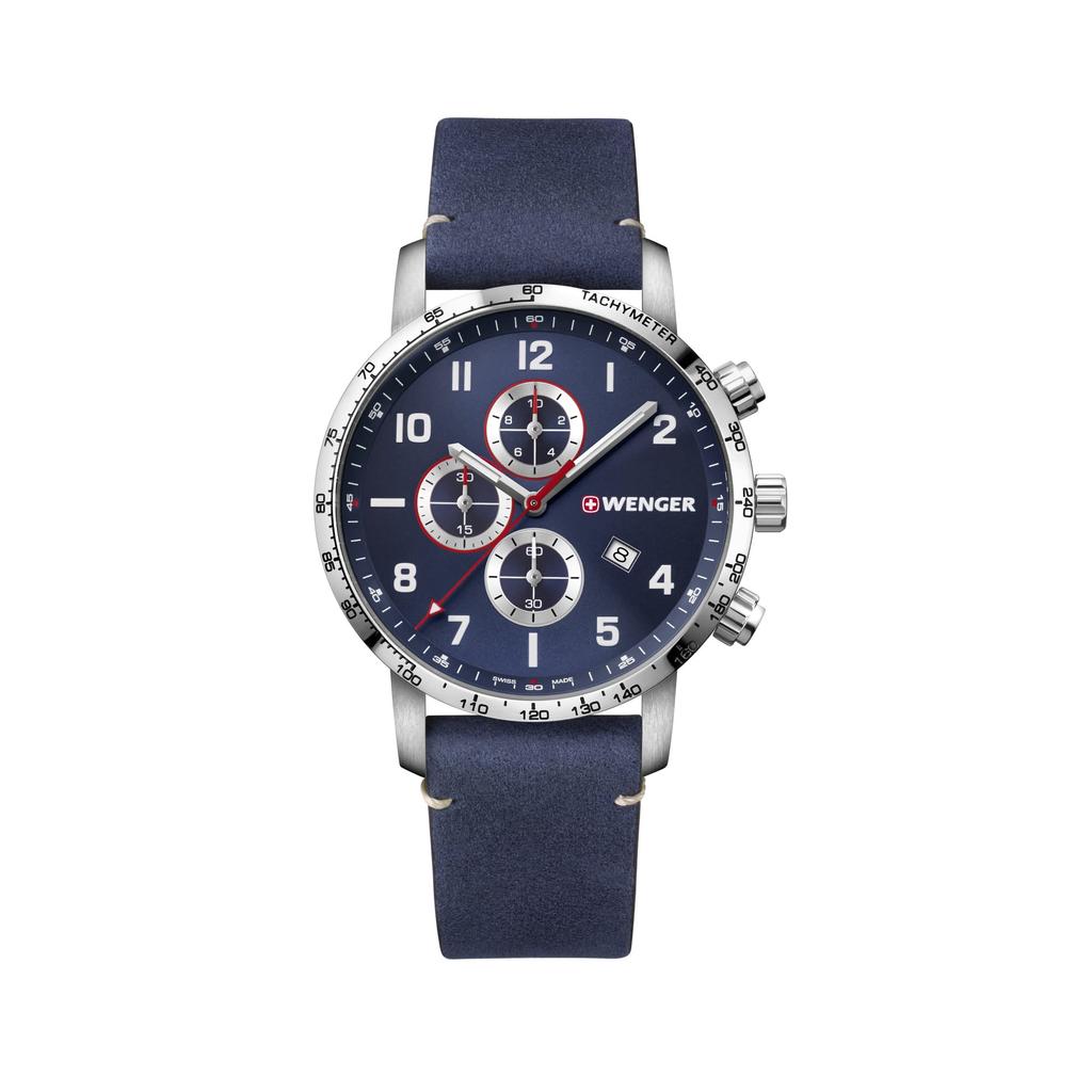 WENGER ATTITUDE CHRONO Quartz blue 01.1543.109