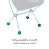 Helinox Deco Chair Accessories Vibram Ball 19759022002000 (Helinox Home, & Beach) Feet, O. Blue,