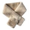 Soft Imitation Mink Fur Scarf Women Scarf, Thickened Plush Neck Faux Warmer Warmer, Cold Weather Elegant Shawl Wrap Accessory for Winter Luxury