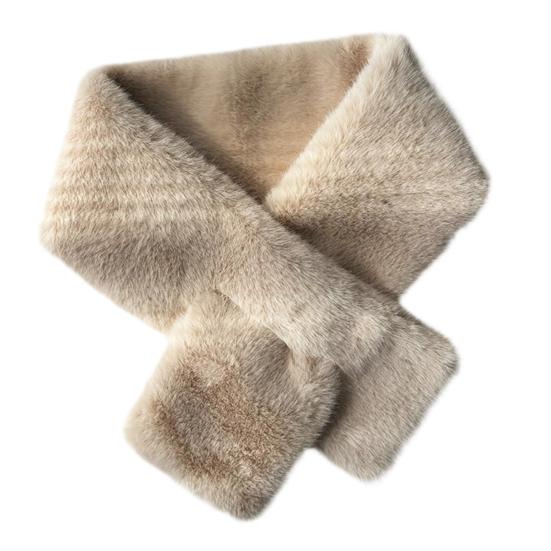 Soft Imitation Mink Fur Scarf Women Scarf, Thickened Plush Neck Faux Warmer Warmer, Cold Weather Elegant Shawl Wrap Accessory for Winter Luxury