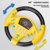 Children's Simulation Model Steering Wheel Educational Toy Co-pilot Music Steering Wheel Decompression Artifact Small Gift