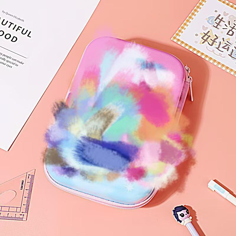 Cartoon Astronaut Large Capacity Pencil Case - Multi-purpose EVA Pencil Box for Kids