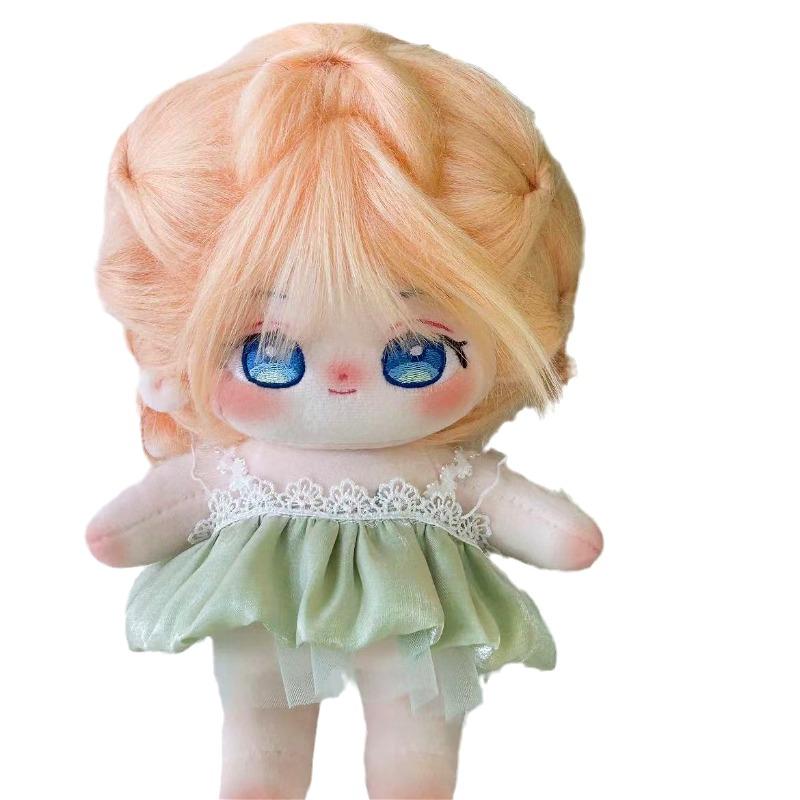 Original 20CM Cute Stuffed Cotton Doll Cartoon Kawaii Figure Character Plushie DIY Cosplay Outfit Collection Girl Toys Gift