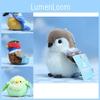 Entzückender Plüsch Spatz Papagei Pinguin Schlüsselanhänger Puppe Niedliches Cartoon-Accessoire für Taschen